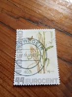 Plant en vlinder, Ophalen of Verzenden, Na 1940, Gestempeld