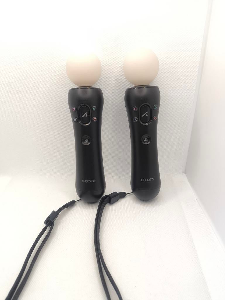 2 move Playstation controllers ZGAN, 3 spelers of meer, Ophalen of Verzenden, Zo goed als nieuw, Vanaf 3 jaar