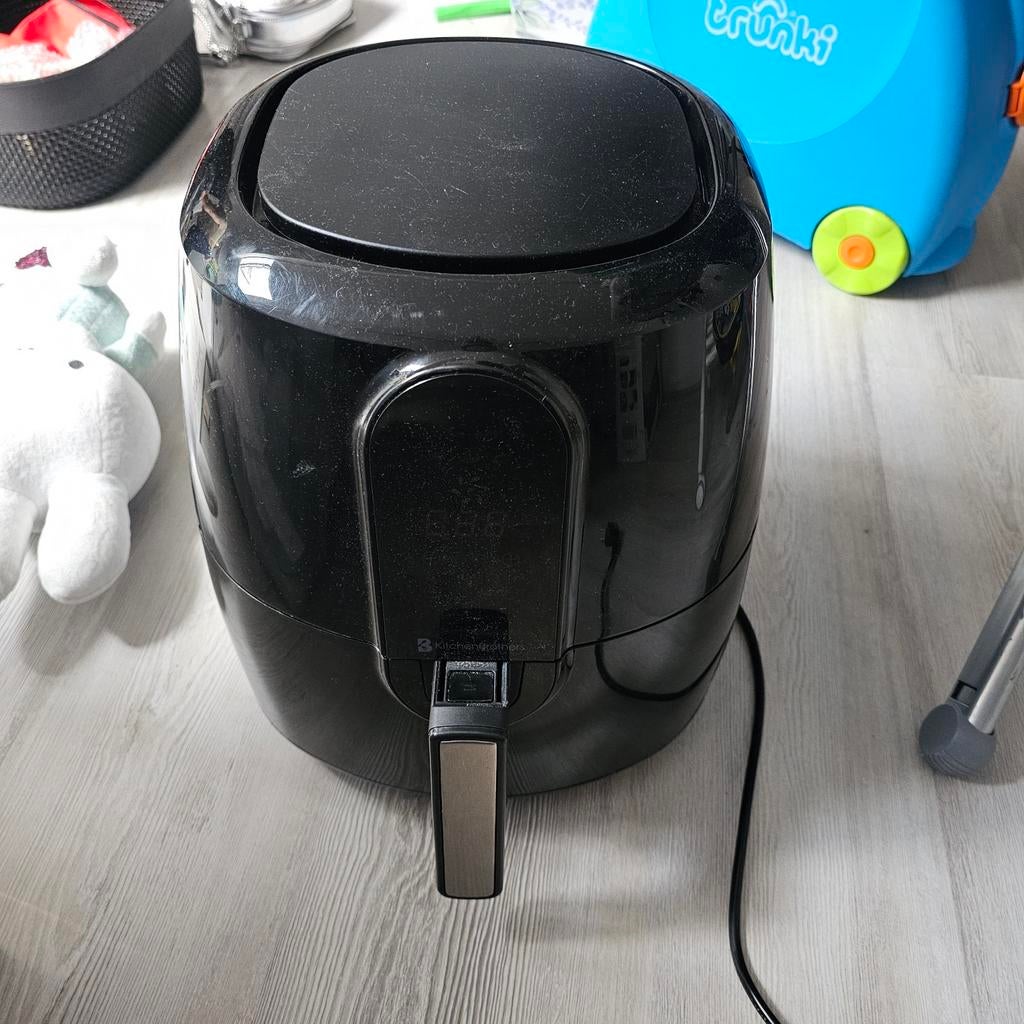 Zwarte airfryer, Witgoed en Apparatuur, Airfryers, Ophalen of Verzenden