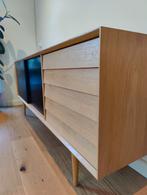 Vintage stijl dressoir eiken 180cm - Goede staat, Ophalen, Gebruikt, 150 tot 200 cm, 25 tot 50 cm