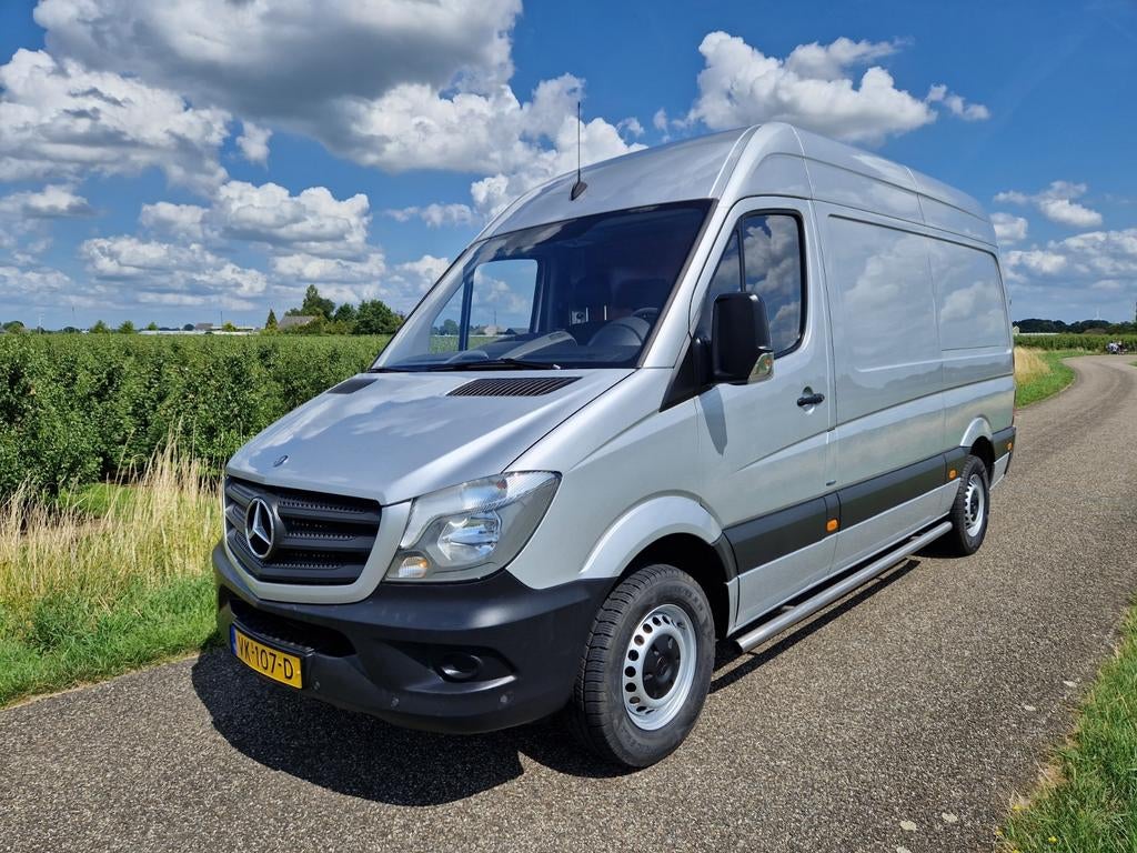 Mercedes-Benz Sprinter 2.2 D 95KW 2014 L2 H2 automaat airco, Auto's, Bestelauto's, Automaat, Euro 5, Zwart, 4 cilinders