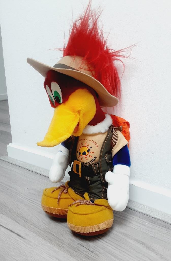 woody wood pecker 1999 knuffel dier, Ophalen of Verzenden, Overige typen