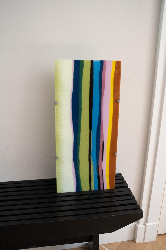 Vintage IKEA wandlamp Gyllen, Julia Treutiger, Ophalen, Glas