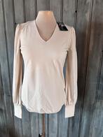 Mi Piace  travelstof shirt maat: S of M kleur: Kit, Ophalen of Verzenden, Nieuw, Maat 38/40 (M), Beige