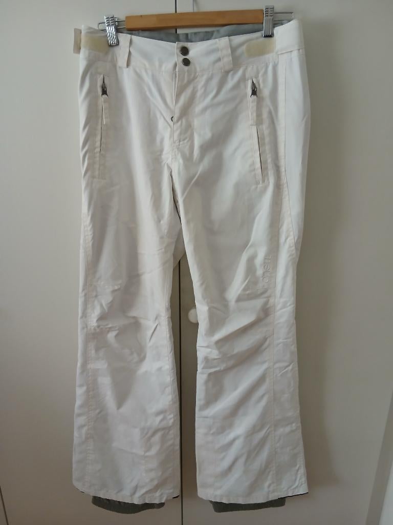 Ski broek dames wit merk O'NEILL in nieuw staat maat M, Ophalen of Verzenden, Zo goed als nieuw, Maat 38/40 (M), Broek