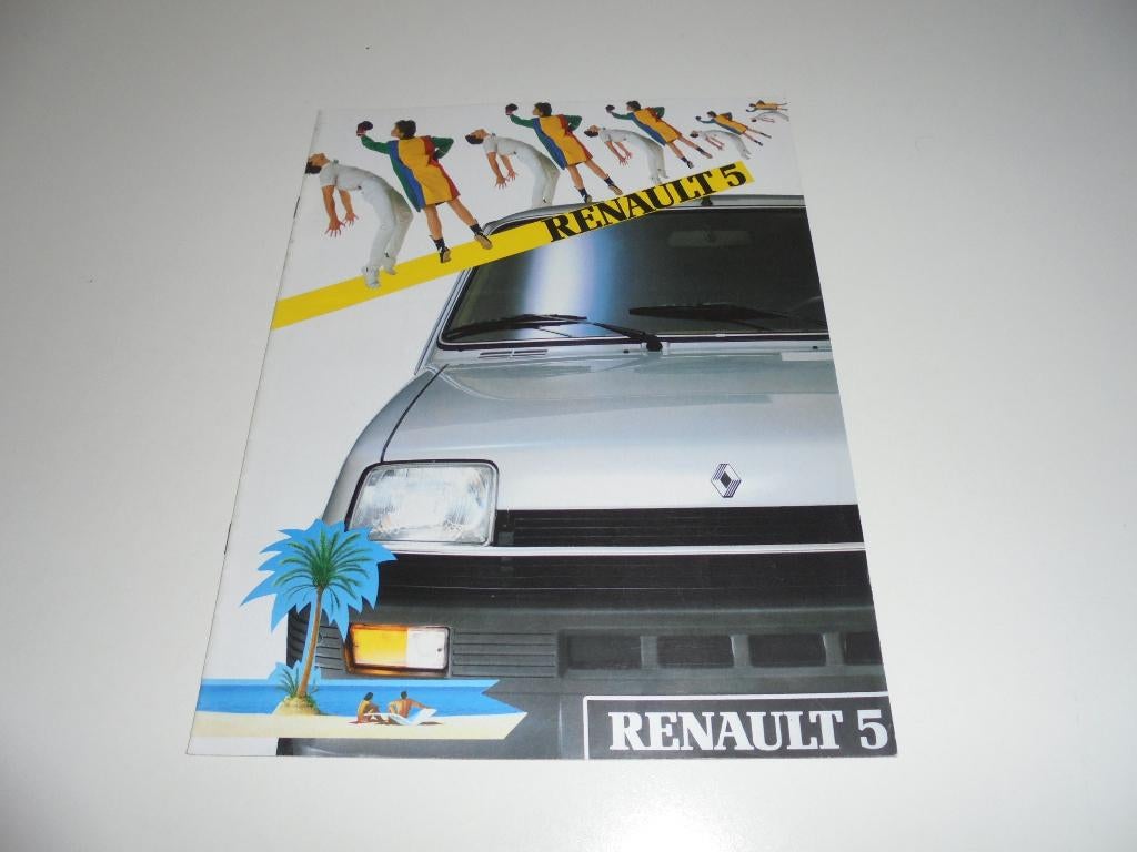 brochure Renault 5 modellen 1984, Ophalen of Verzenden, Zo goed als nieuw, Renault