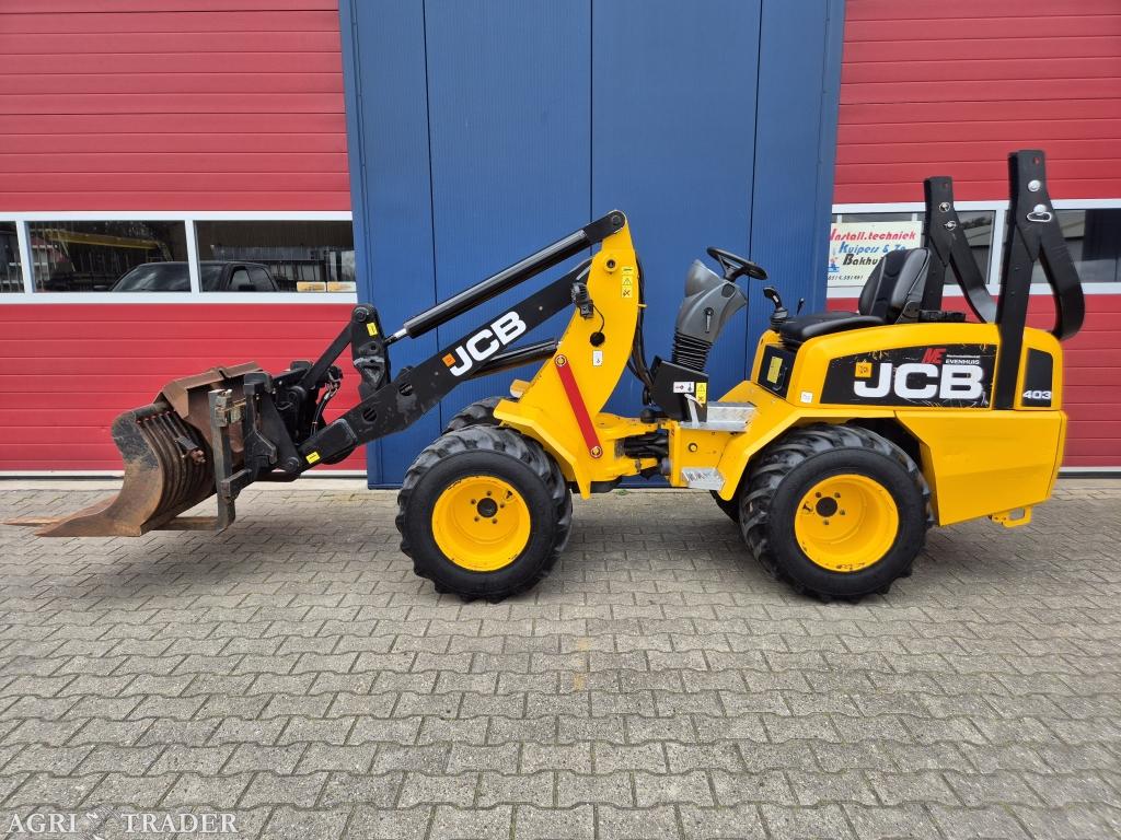 JCB 403 SHOVEL BOUWJAAR 2015 MET BAK / VORKEN EN KENTEKEN, -, Niet opgegeven, Ophalen of Verzenden, JCB