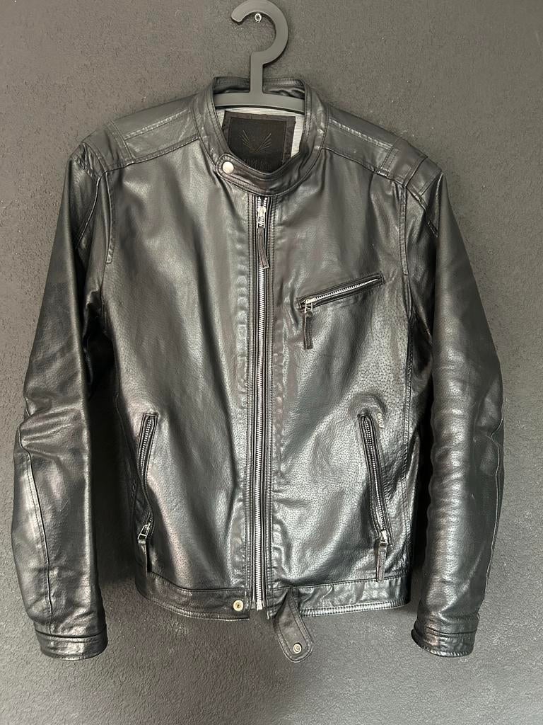 ZUMO Zwart Leren Jack Maat L, Ophalen of Verzenden, Gedragen, Maat 52/54 (L), Zwart