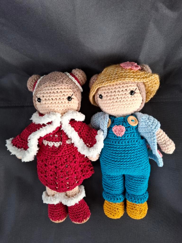 Gehaakte pop Carolientje, Ophalen of Verzenden, Nieuw, Overige typen