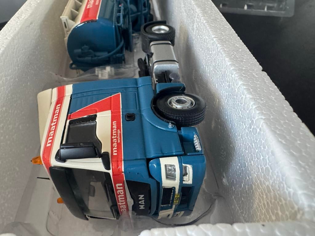 Miniatuur WSI bulkauto Maatman MAN, Overige merken, 1:50 of kleiner, Ophalen of Verzenden, Zo goed als nieuw