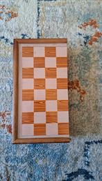 Houten reisschaakspel, Ophalen of Verzenden, Zo goed als nieuw, Schaken