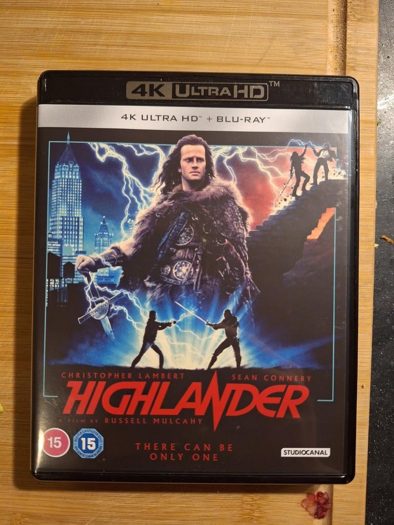 Highlander 4K Ultra HD + Blu-ray, Cd's en Dvd's, Blu-ray, Ophalen of Verzenden, Gebruikt, Actie, Boxset