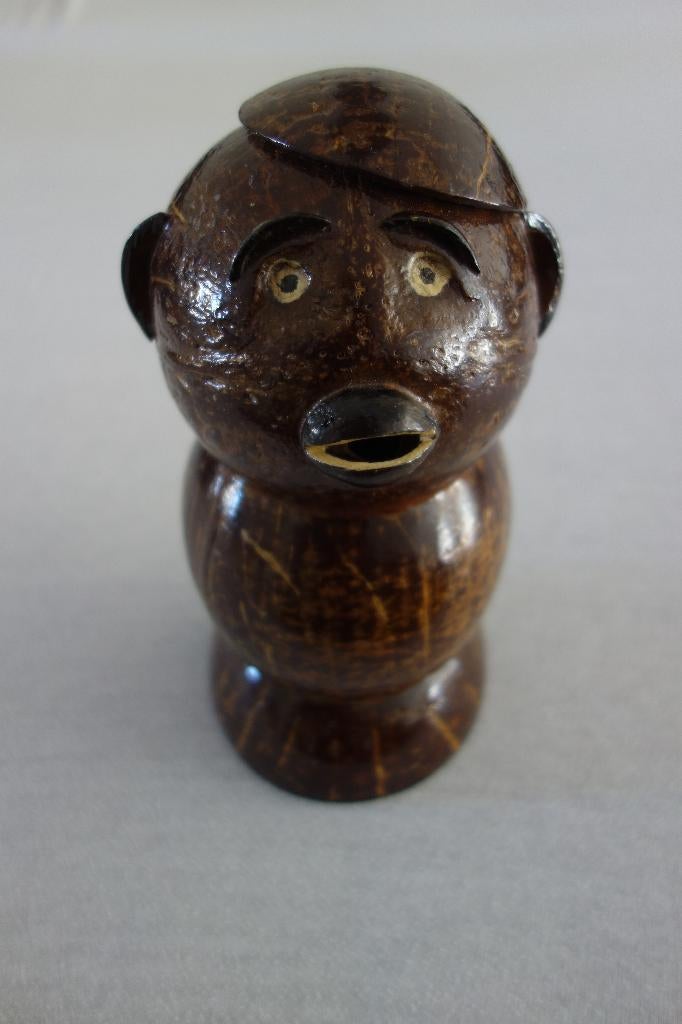 Beeld figuur cocosnoten, Antiek en Kunst, Kunst | Beelden en Houtsnijwerken, Ophalen of Verzenden, Hout, Beeld