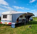 Hobby Exclusive 440 SFE uit 2001 met frans bed en vele extra, Caravans en Kamperen, Kachel, Hobby, 60 kg, Treinzit
