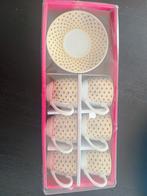 Set van 6 kopjes met schoteltjes - Nieuw in doos, Ophalen, Keramiek, Zo goed als nieuw, Overige stijlen