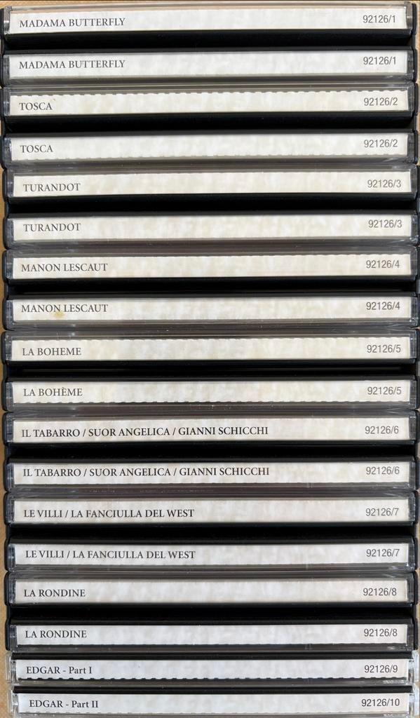 Giacomo Puccini Opera Boxset - Brilliant Classics, Cd's en Dvd's, Ophalen of Verzenden, Zo goed als nieuw, Romantiek, Boxset