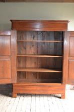 Prachtige strakke antieke eiken houten kast, Verzenden