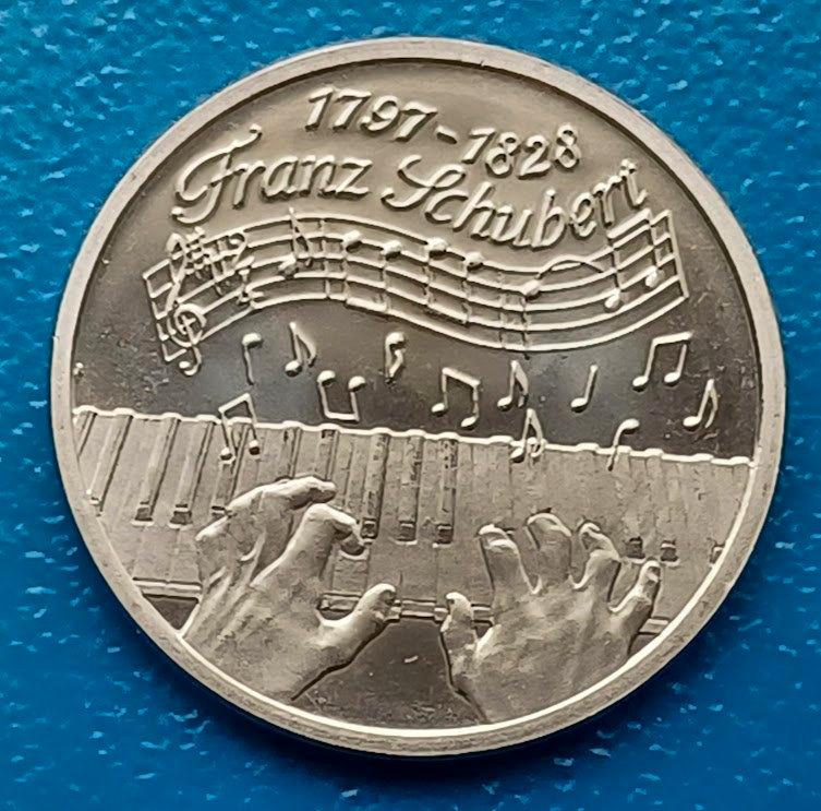 1 ECU 1997 - 'Franz Schubert 1797-1828', Postzegels en Munten, Verzenden, Overige materialen, Nederland