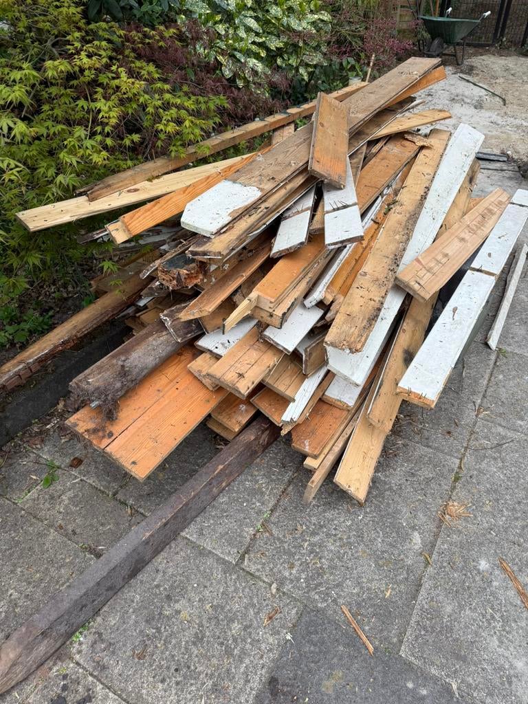 Sloophout gratis, Ophalen, Minder dan 25 mm, Zo goed als nieuw, Pallet