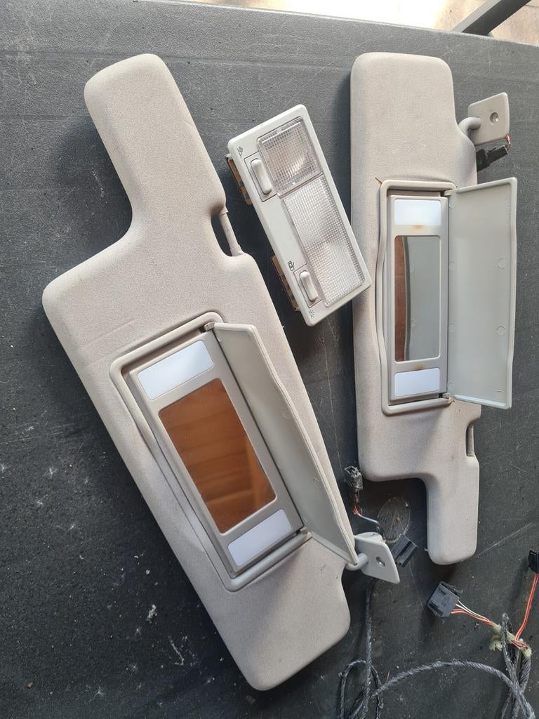 Vw Volkswagen golf 3 zonnekleppen met verlichting, Ophalen of Verzenden, Gebruikt, Volkswagen