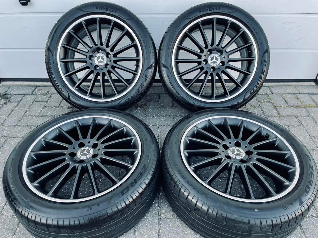 19 Inch Origi Mercedes Vito V-Klasse Velgen 245/45/19 5x112, Auto-onderdelen, Banden en Velgen, Banden en Velgen, Zomerbanden