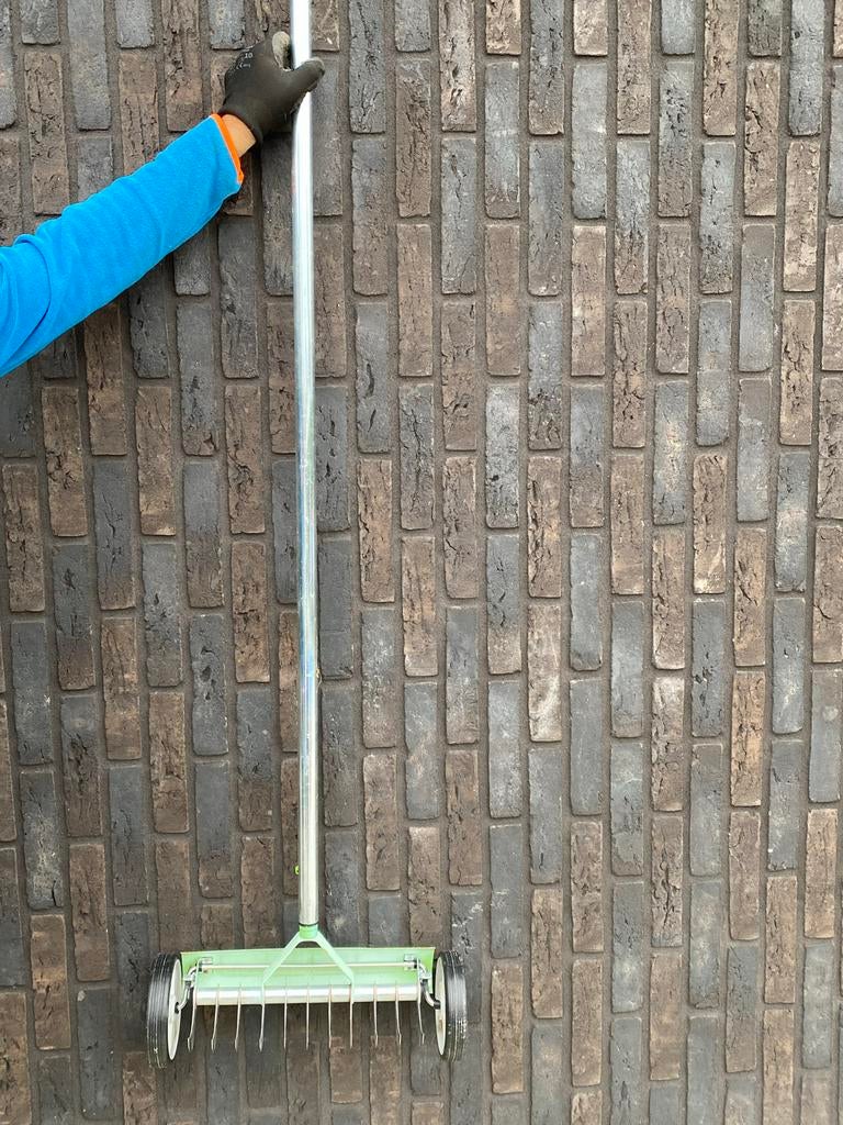 Grasbeluchter met wielen/cultivator, Tuin en Terras, Hand-tuingereedschap, Ophalen, Gebruikt, Overige soorten