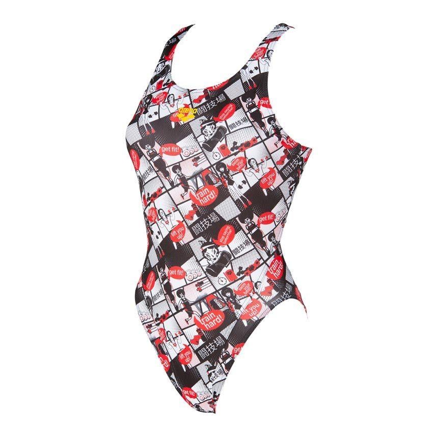 Nieuw Arena W Comics Race Swim Tech One Piece Badpak, C.da Cisterna, 84/85 62029 Tolentino (MC) Italië, Zwart, Arena, Nieuw