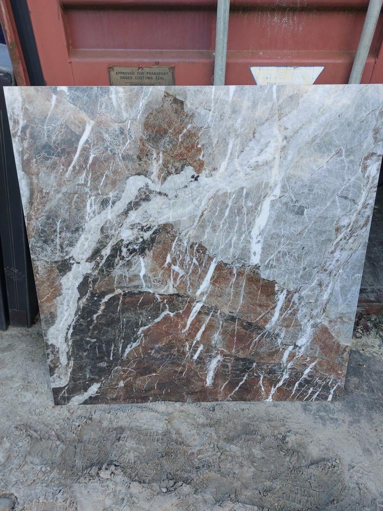 Tegel 120x120 cm 6 mm dik, Doe-het-zelf en Verbouw, Tegels, Ophalen of Verzenden