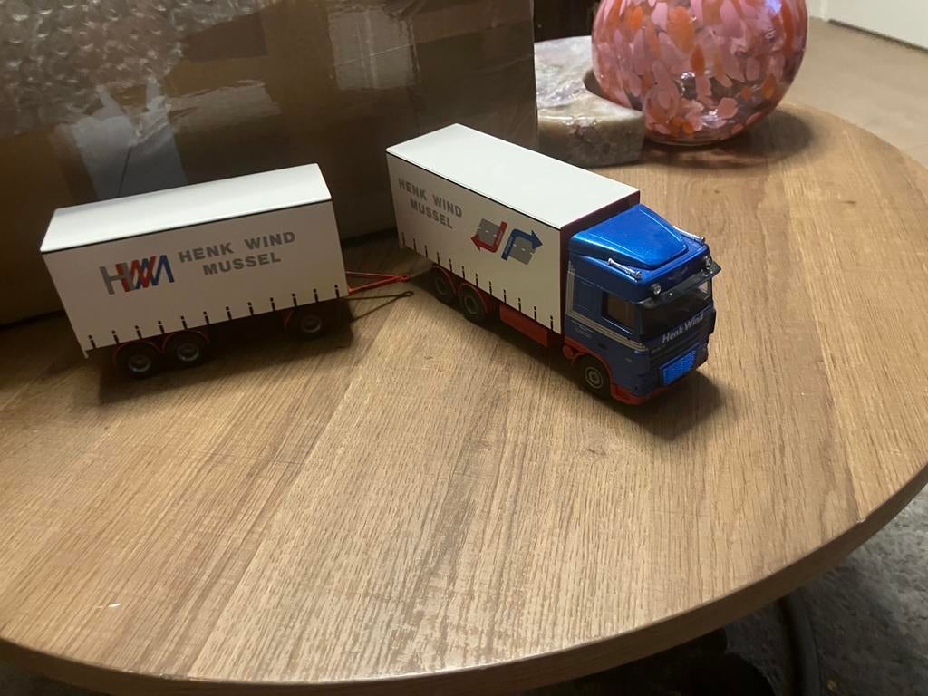 Henk wind mussel daf xf, Ophalen of Verzenden, Zo goed als nieuw, Bus of Vrachtwagen, Lion Toys