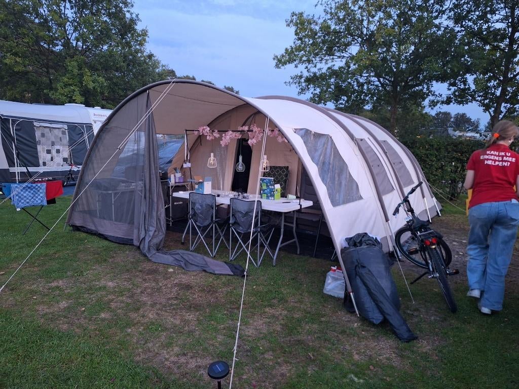 Obelink Familia 6, Caravans en Kamperen, Tenten, Ophalen, Gebruikt, Tot en met 6