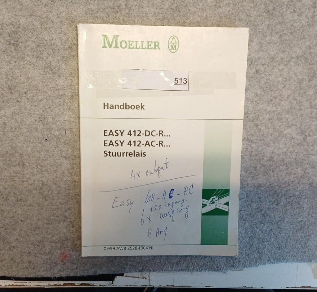 Moeller Handboek Easy Stuurrelais, Elektrotechniek, Zo goed als nieuw, Ophalen, Onbekend