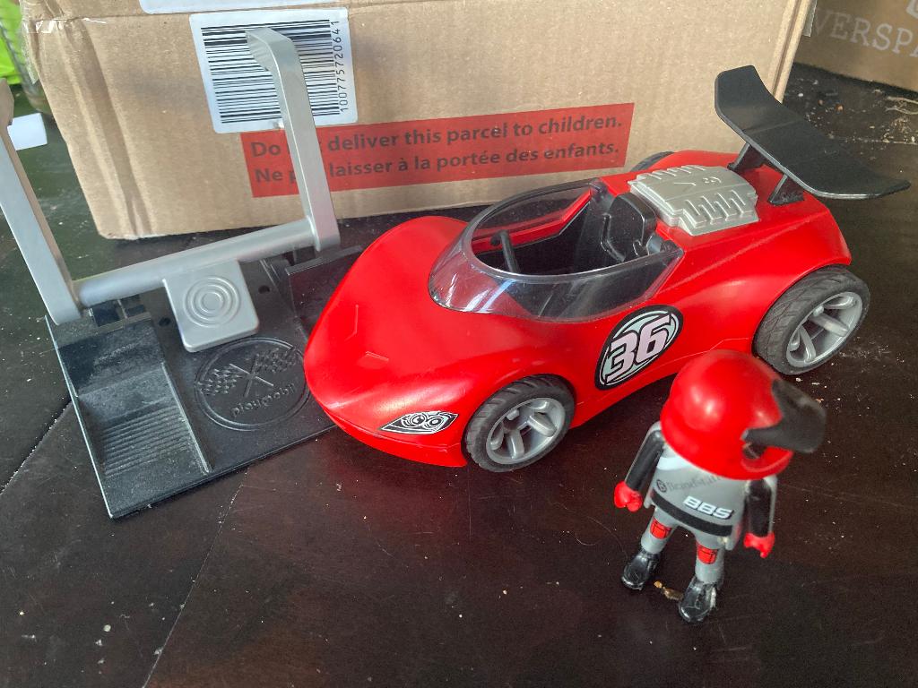 Playmobil race auto, Kinderen en Baby's, Speelgoed | Playmobil, Ophalen of Verzenden, Gebruikt, Complete set