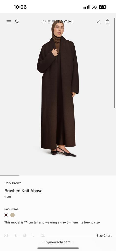 Merrachi abaya, Ophalen of Verzenden, Nieuw