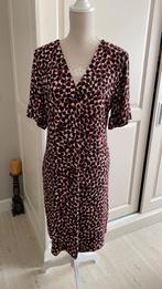 Jurk nieuw maat 40 Aubergine rood met zwart A-lijn, Maat 38/40 (M), Overige kleuren, Nieuw, Ophalen of Verzenden