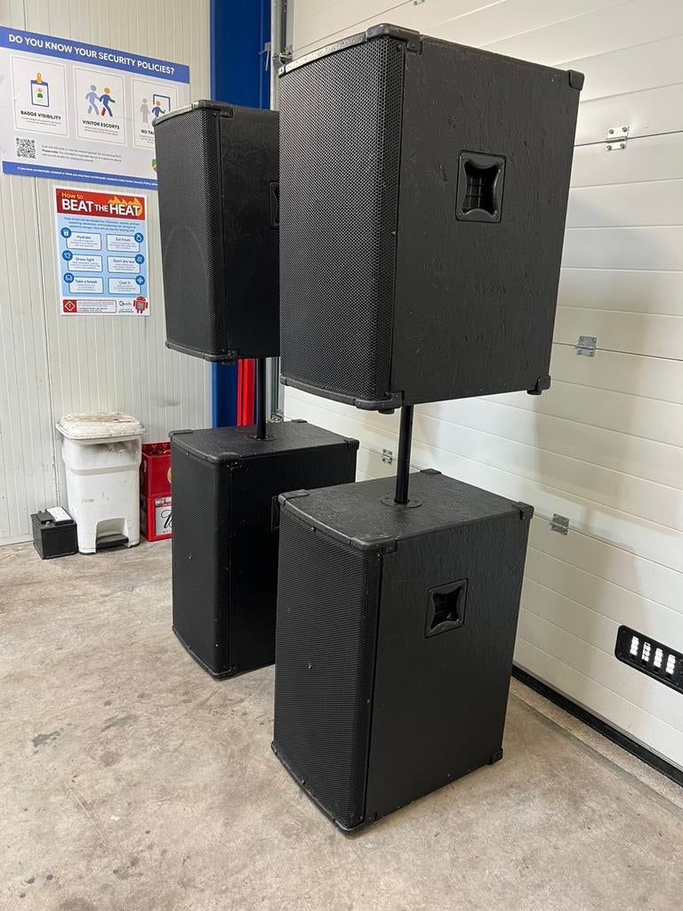 Electrovoice eliminator pa set!, Ophalen of Verzenden, Zo goed als nieuw, Minder dan 500 watt