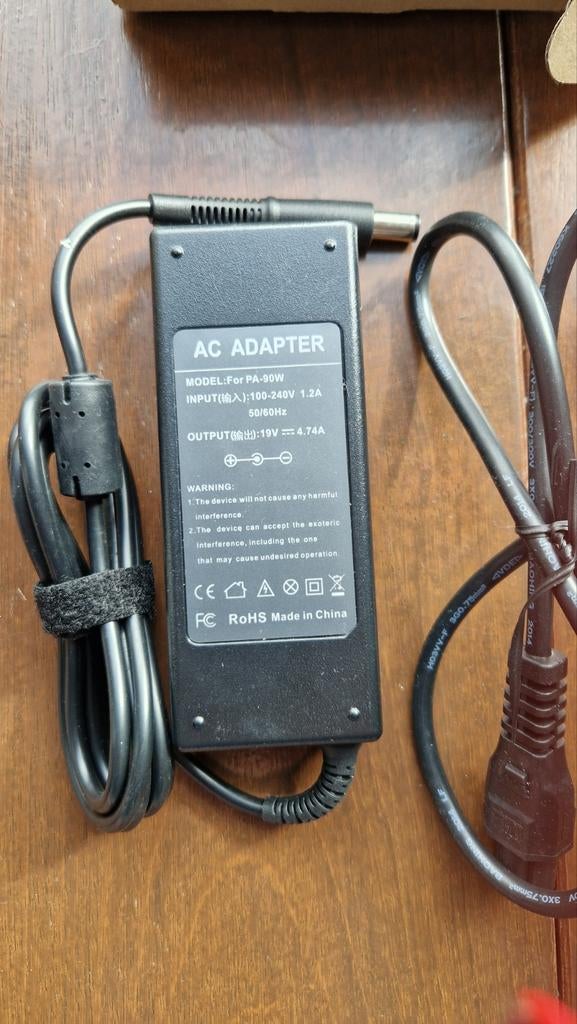 AC Adapter PA-90W Laptop Oplader 19V 4.74A, Ophalen of Verzenden, Nieuw