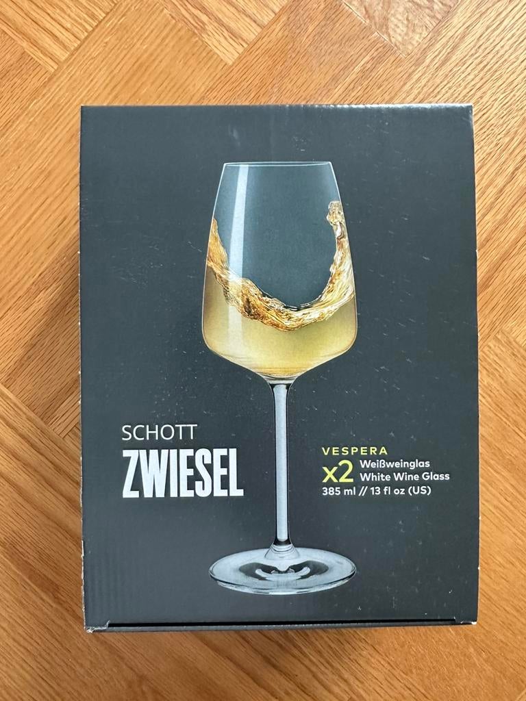 Schott Zwiesel witte wijn glazen, gratis bezorgd A’dam-Utr, Verzamelen, Glas en Borrelglaasjes, Ophalen, Nieuw, Overige typen