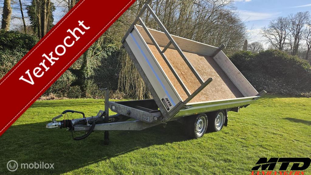 Hapert Elektrische 3 zijdige kipper, Auto diversen, Aanhangers en Bagagewagens, Gebruikt