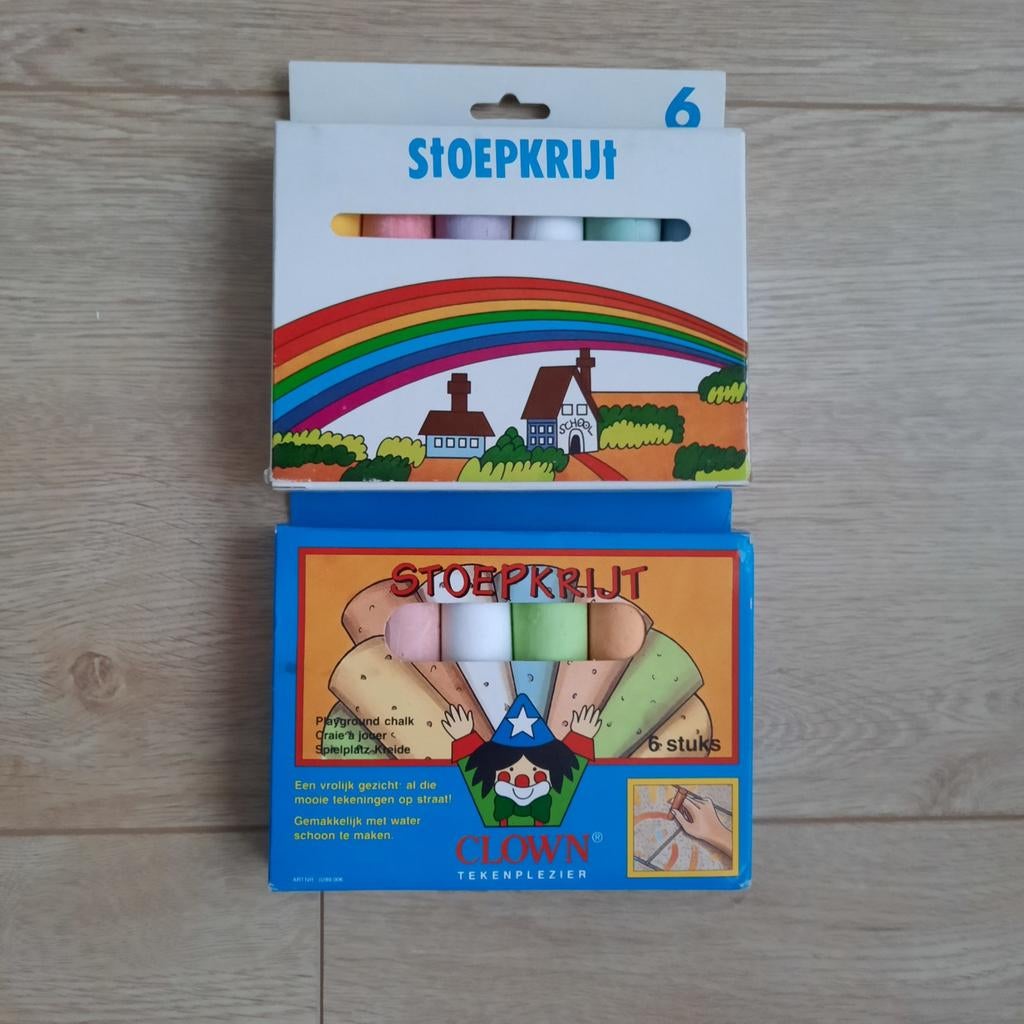2x Stoepkrijt stoep krijt nieuw ongebruikt, Ophalen of Verzenden, Nieuw