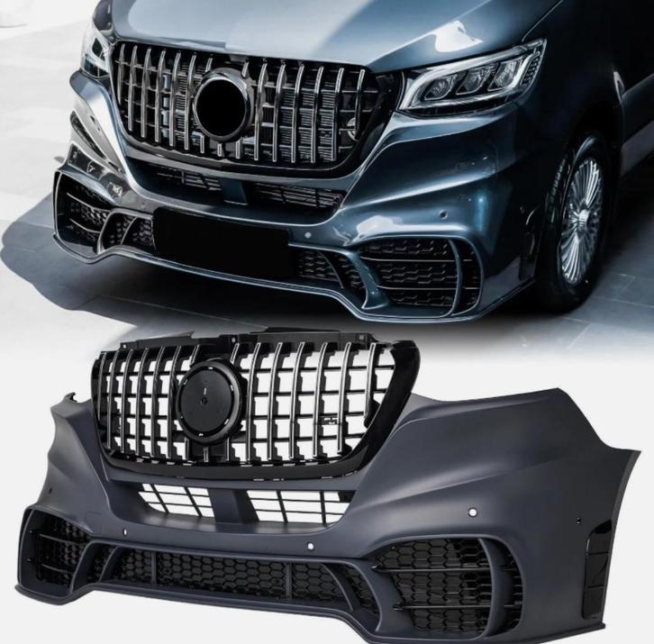 Bumper Mercedes SPRINTER W907 AMG TUNING Voorbumper GT GRILL, Auto diversen, Tuning en Styling, Ophalen of Verzenden