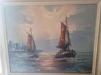 Maritiem vergezicht (olie, Thomas Mauser 1930), Antiek en Kunst, Ophalen of Verzenden