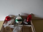 4 zeer oude kerstballen, Diversen, Verzenden, Gebruikt