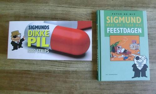 2 stripboeken uit de serie van Sigmund, Boeken, Stripboeken, Gelezen, Meerdere stripboeken, Ophalen of Verzenden