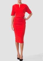 Ribkoff elegante vrouwelijke jurk lipstickrood maat 46, Verzenden, Maat 46/48 (XL) of groter, Joseph Ribkoff, Zo goed als nieuw