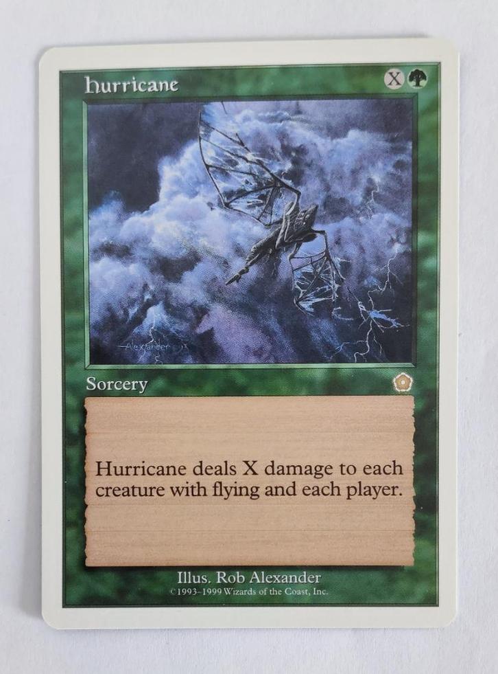 Hurricane Battle Royale MTG Near Mint, Hobby en Vrije tijd, Verzamelkaartspellen | Magic the Gathering, Zo goed als nieuw, Losse kaart