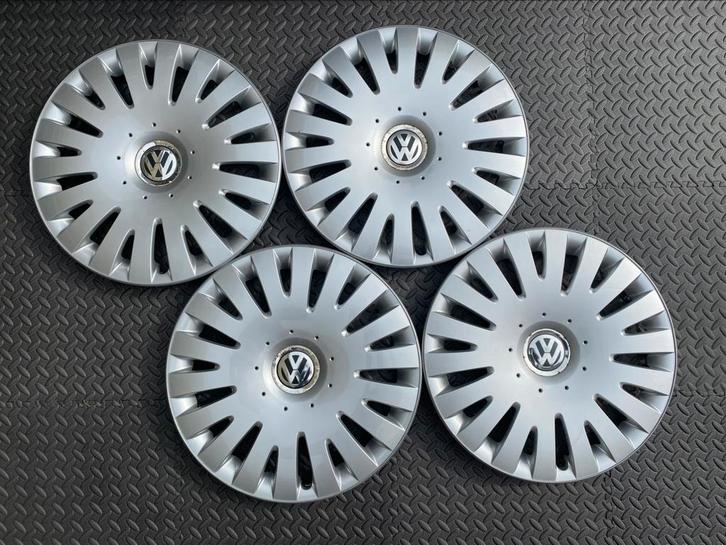 Set orig Volkswagen Passat, Touran, Golf wieldoppen 16 inch, Auto diversen, Wieldoppen, Gebruikt, Ophalen of Verzenden