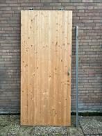 Houten Schuifdeur met railing, Doe-het-zelf en Verbouw, Ophalen, 80 tot 100 cm, Binnendeur, Zo goed als nieuw