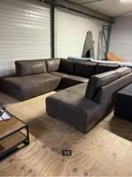 Hoekbank Lynn l Whoon l PureWood l Van €4440 voor €1350, 250 tot 300 cm, Gebruikt, Leer, 75 tot 100 cm