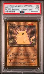Gezocht: Pokemon Celebrations Gold Metal Pikachu PSA 9, Hobby en Vrije tijd, Verzamelkaartspellen | Pokémon, Ophalen, Zo goed als nieuw