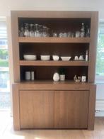 Massief eiken strakke buffetkast kast, house of mayflower, Huis en Inrichting, Ophalen, Met deur(en), 200 cm of meer, 150 tot 200 cm